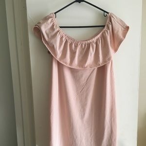 Off shoulder mini dress